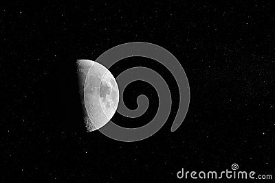 Half Moon Stock Photo