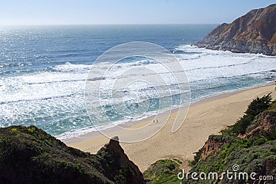 Half moon bay Stock Photo