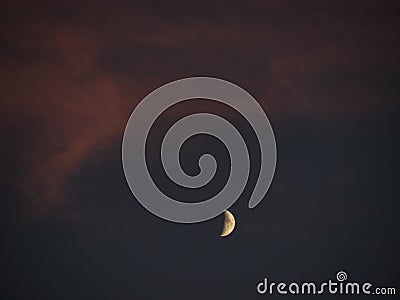 Half Moon Stock Photo