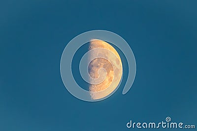 Half moon Stock Photo