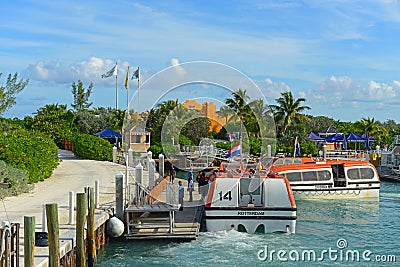 Half Moon Cay, Bahamas Editorial Stock Photo