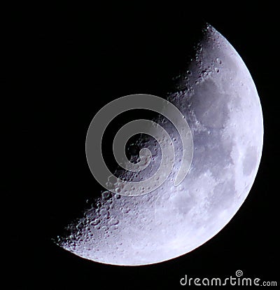 HALF MOON Stock Photo