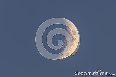 Half moon, England Stock Photo