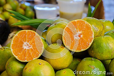 The half orange. Stock Photo