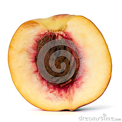 Half peach Stock Photo