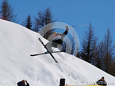 Half pipe freestyle Editorial Stock Photo