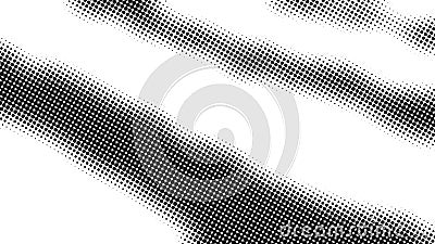 Half tone of many dots, computer generated abstract background, 3D render backdrop with optical illusion effect Stock Photo