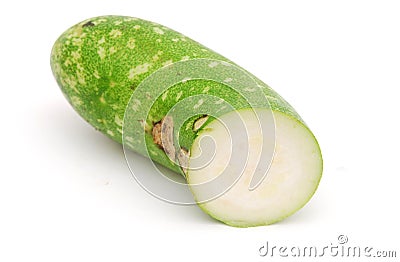 Half of winter melon Stock Photo