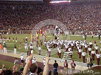 Halftime Show at Doak Campbell Stadium Editorial Stock Photo