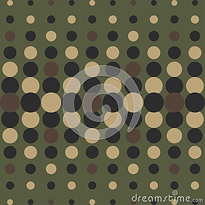 Halftone camo background. Vector dots texture retro. Abstract do Vector Illustration