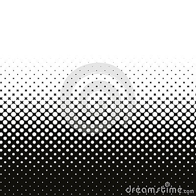 Halftone Circle Fade Effect. Halftone Simple Pattern. Pop-Art Halftone Gradient. Vector Illustration. Dynamic Retro Background Vector Illustration