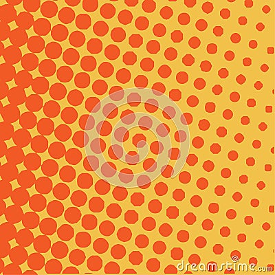 Halftone circles background, halftone dot pattern. Vector Illustration