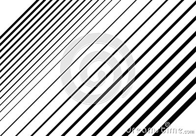 Halftone diagonal, oblique, slanting parallel and random lines,stripes pattern and background.Lines vector illustrations. Streaks Vector Illustration