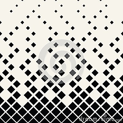Halftone diamond geometric gradient pattern Vector Illustration