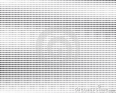 A halftone dot pattern background vector illustration, rectangle circle dot effect Vector Illustration