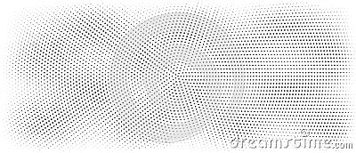 Halftone doted background . Vector Illustration