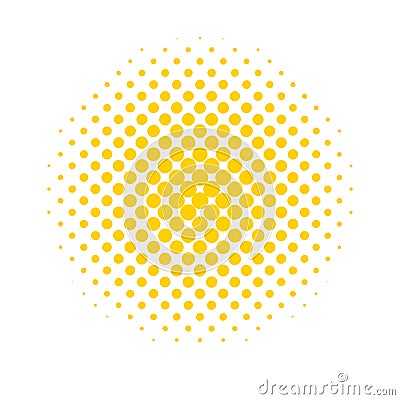 Halftone dots. Colored, abstract background in Pop Art style Vector Illustration