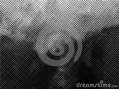 Halftone Dots Pattern . Distressed Background with Halftone Effects. Vector Illustration