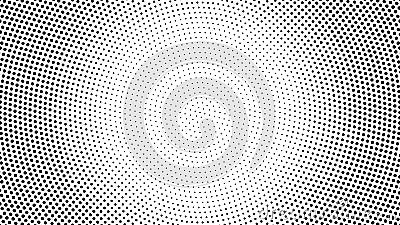 Halftone dotted background. Halftone effect vector pattern. Circle dots isolated on the white background. Vector Illustration