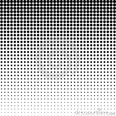 Halftone dotted background. Halftone effect vector pattern. Circle dots isolated on the white background. Vector Illustration