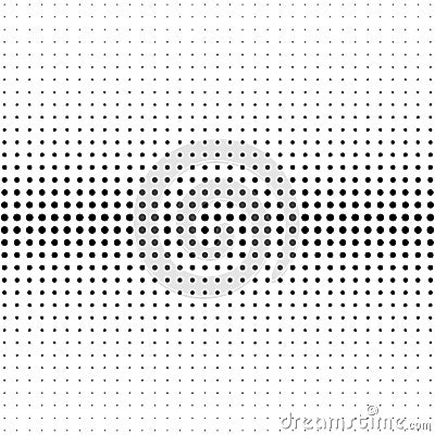 Halftone dotted background. Halftone effect vector pattern. Circle dots isolated on the white background. Vector Illustration