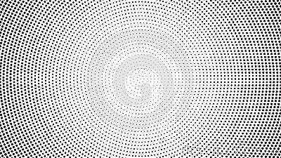 Halftone dotted background. Halftone effect vector pattern. Circle dots isolated on the white background. Vector Illustration