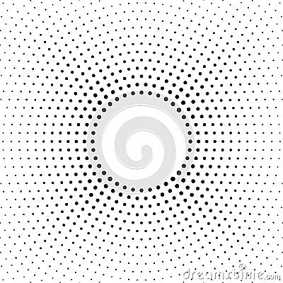 Halftone dotted background. Halftone effect vector pattern. Circle dots isolated on the white background. Vector Illustration