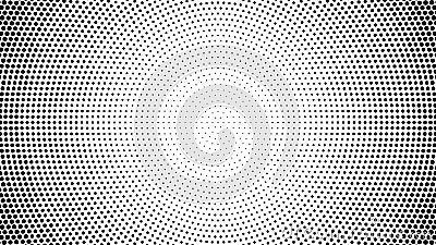 Halftone dotted background. Halftone effect vector pattern. Circle dots isolated on the white background. Vector Illustration