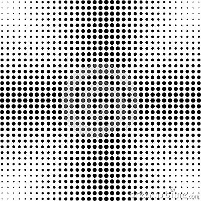 Halftone dotted background. Halftone effect vector pattern. Vector Illustration