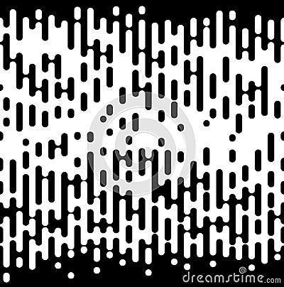 Halftone Irregular Rounded Lines. EPS 10 vector Vector Illustration