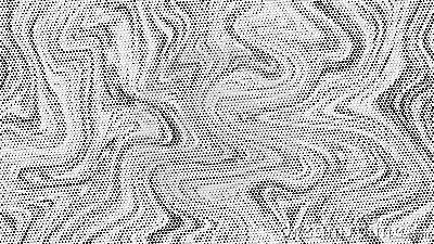 Halftone marble texture background.Abstract black and white dot art backdrop.Modern grayscale pattern,Vector. Vector Illustration