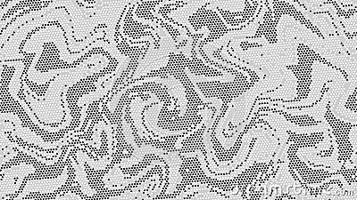 Halftone marble texture background.Abstract black and white dot art backdrop.Modern grayscale pattern,Vector Vector Illustration