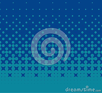 Halftone pattern. Comic background. blue color Vector illustration Vector Illustration