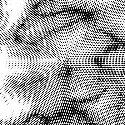 Halftone Pattern. Dotted Texture. Overlay Template. Distress Linear Design. Fade Monochrome Points. Pop Art Backdrop. Vector Illustration