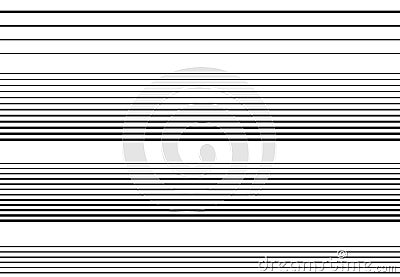 Halftone random horizontal straight parallel lines, stripes pattern and background. Lines vector illustrations. Streaks, strips, Vector Illustration