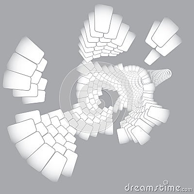 Halftone Vector Spiral Pattern or Texture Vector Illustration