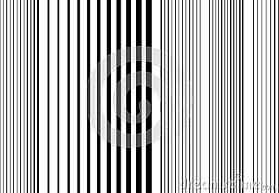 Halftone vertical straight, parallel and random lines, stripes pattern and background. Lines vector illustrations. Streaks, strips Vector Illustration