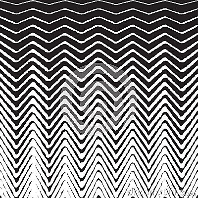 Halftone zig zag pattern background. Vector zigzag texture retro Vector Illustration