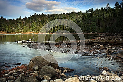 Haliburton Lake Stock Photo