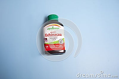 Jamieson organic echinacea Editorial Stock Photo