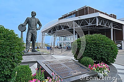 Statue of Halifax native, shipping magnate Samuel Cunard, Editorial Stock Photo