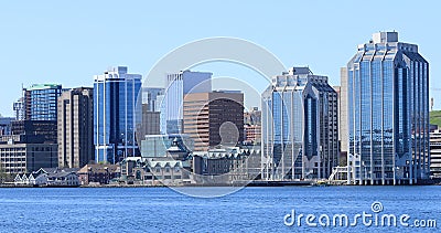 Halifax, Nova Scotia city center on a beautiful day Stock Photo