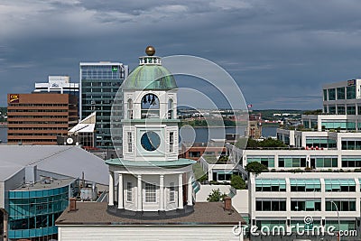 Halifax Town Clock Editorial Stock Photo