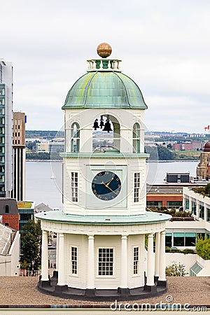 Halifax Town Clock Editorial Stock Photo