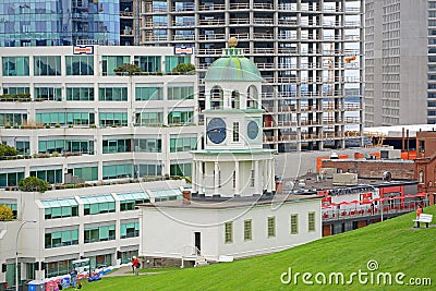 Halifax Town Clock, Nova Scotia, Canada Editorial Stock Photo