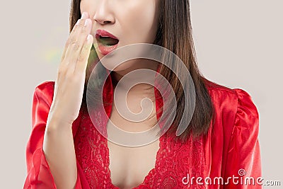 Halitosis Stock Photo