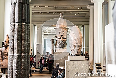 Hall of Ancient Egypt, The British Museum, London Editorial Stock Photo