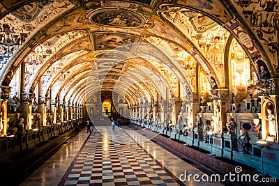 Hall of Antiquities, Munich Residence, Munich, Bavaria, Germany Stock Photo