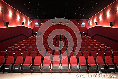 Cinema hall Stock Photo