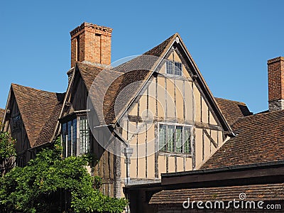 Hall Croft in Stratford upon Avon Editorial Stock Photo